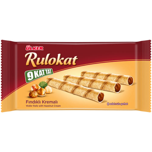Rulokat wafer rolls with Hazenut cream