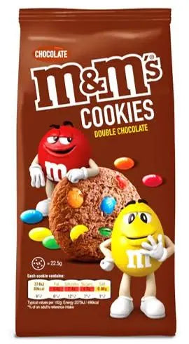 M&M’s Double Chocolate Cookies
