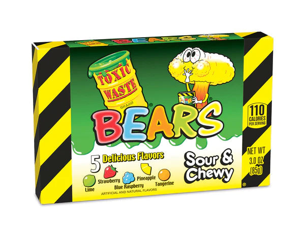 Toxic Waste Bears Sour & Chewy Candy