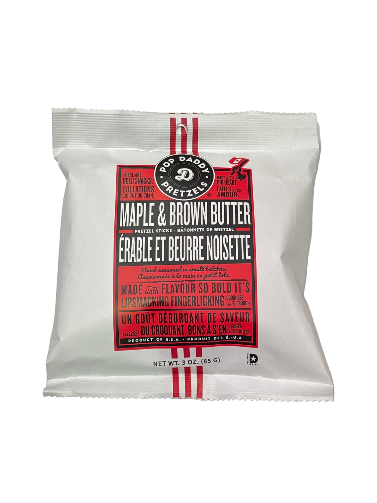 Pop Daddy Pretzels Maple & Brown Butter 3oz