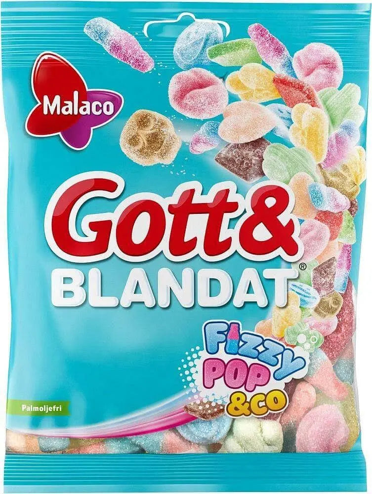 Malaco Gott& Blandat Fizzy Pop
