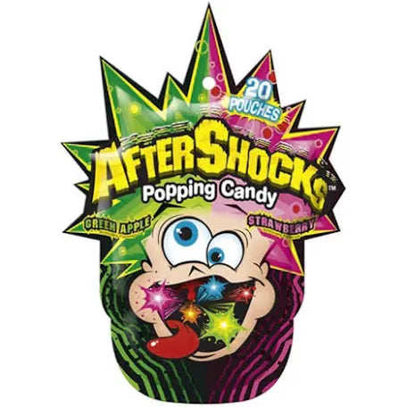 AfterShock Popping Candy Green Apple Strawberry