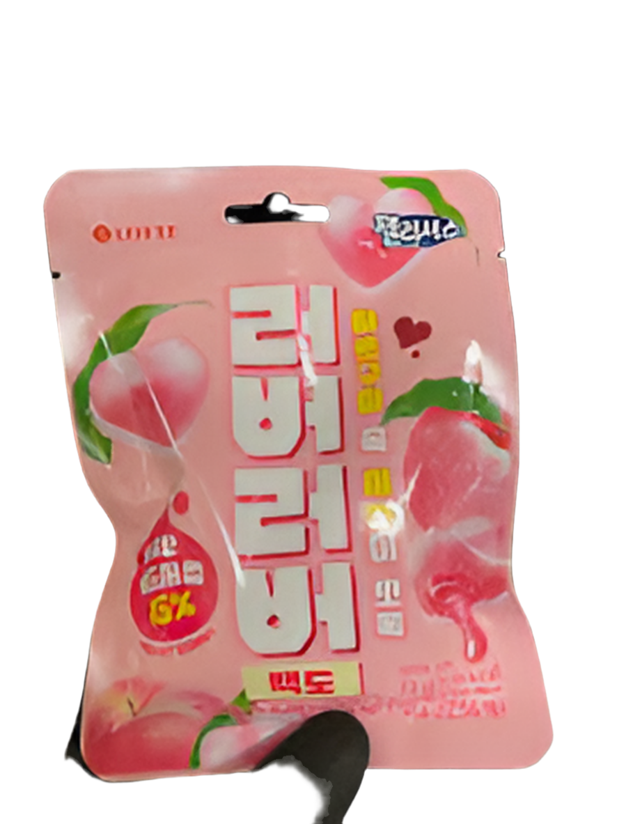 Lotte Jellycious Heart White Peach Flavor