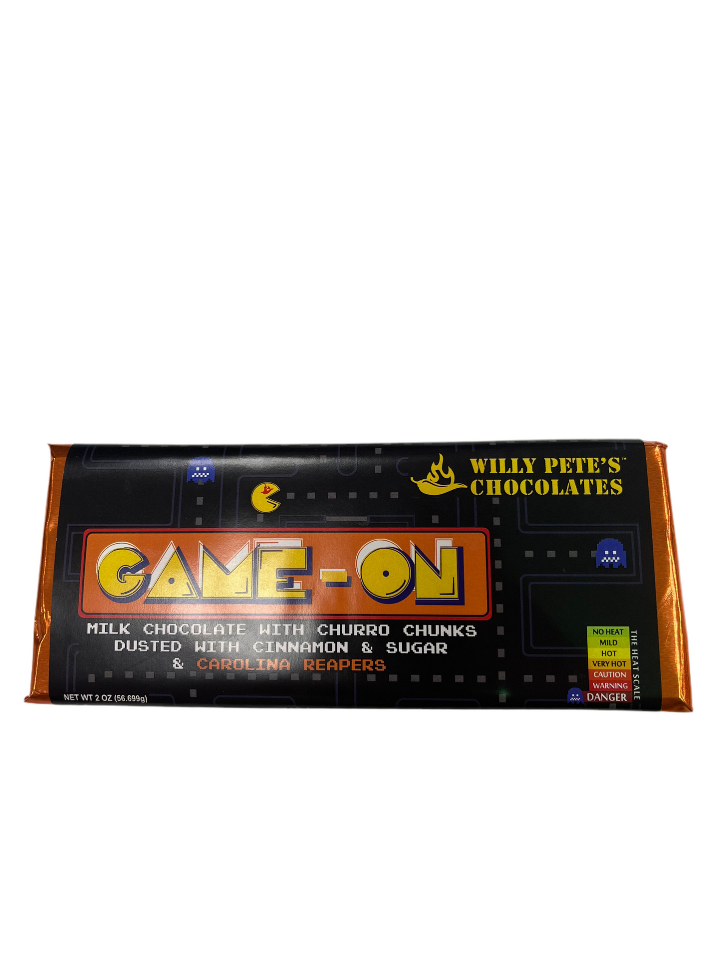 Willy Pete’s Chocolates - Game On Milk Chocolate w/ Churro Chunks and Cinnamon Sugar