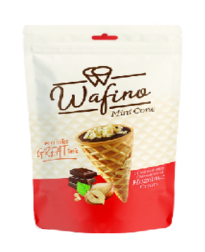 Wafino Mini Cone Hazelnut Cream