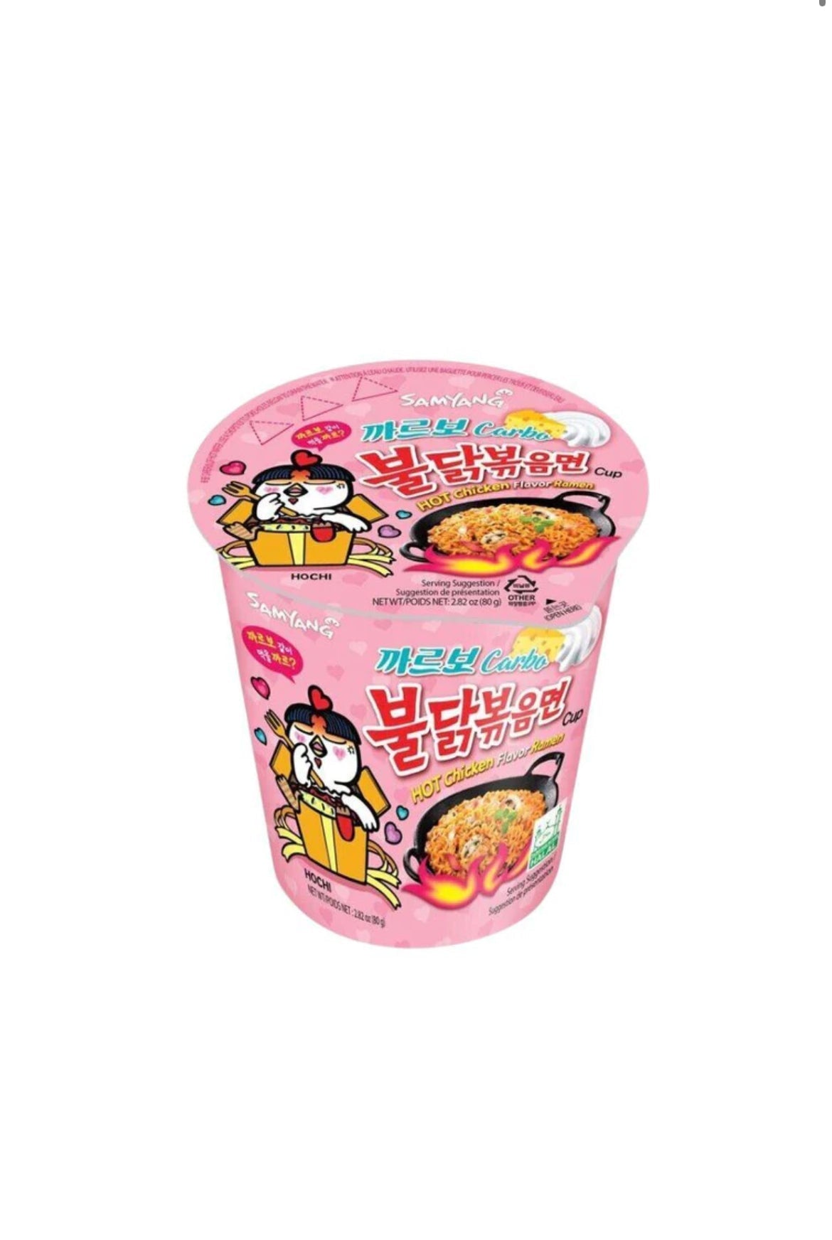 Buldak Carbonara Spicy Ramen Cup