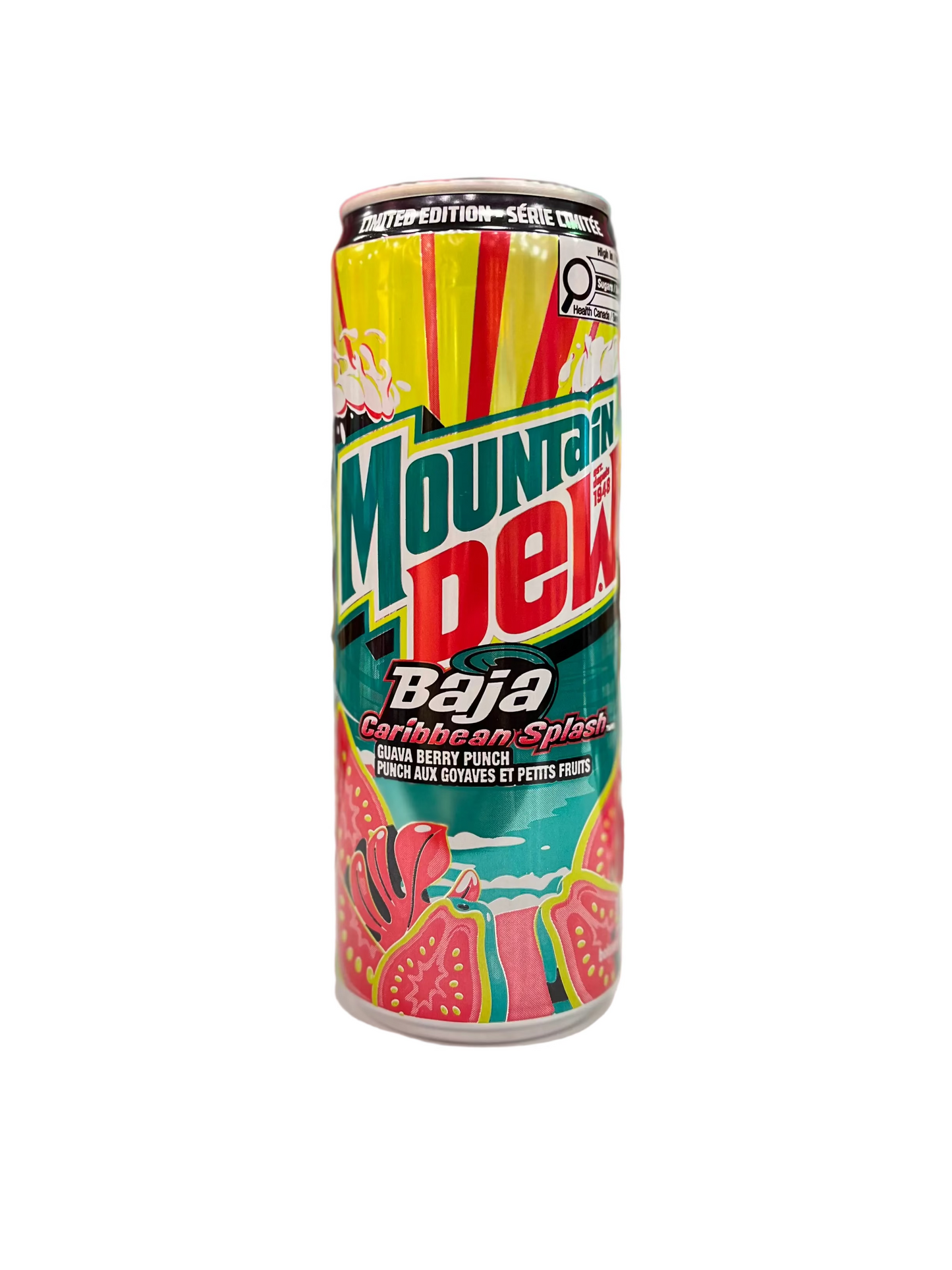 Mountain Dew Baja Caribbean Splash Guava Berry Punch