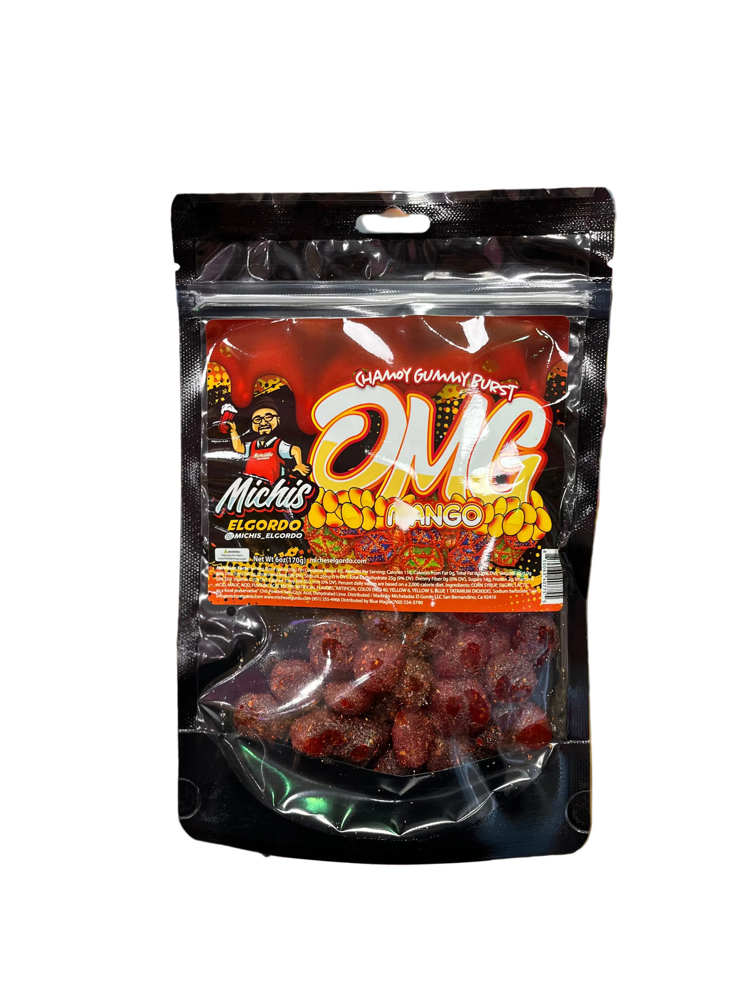 OMG Chamoy Gummy Mango Flavor