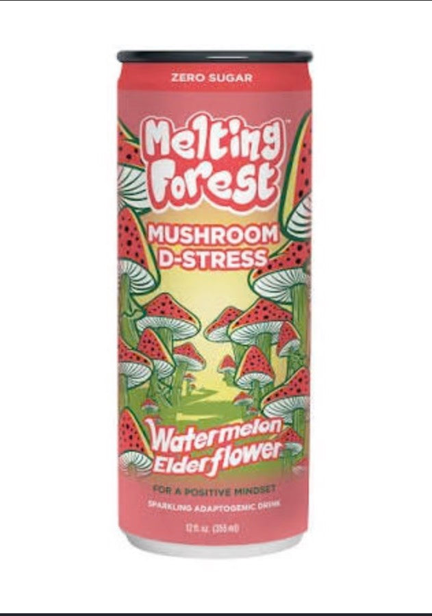 Adaptogenic D Stress Watermelon Elderflowers Sparkling Drink