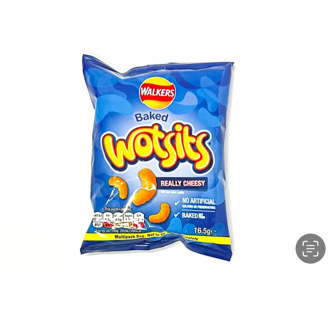 Walkers Baked Wotsits Really Cheesy flavour