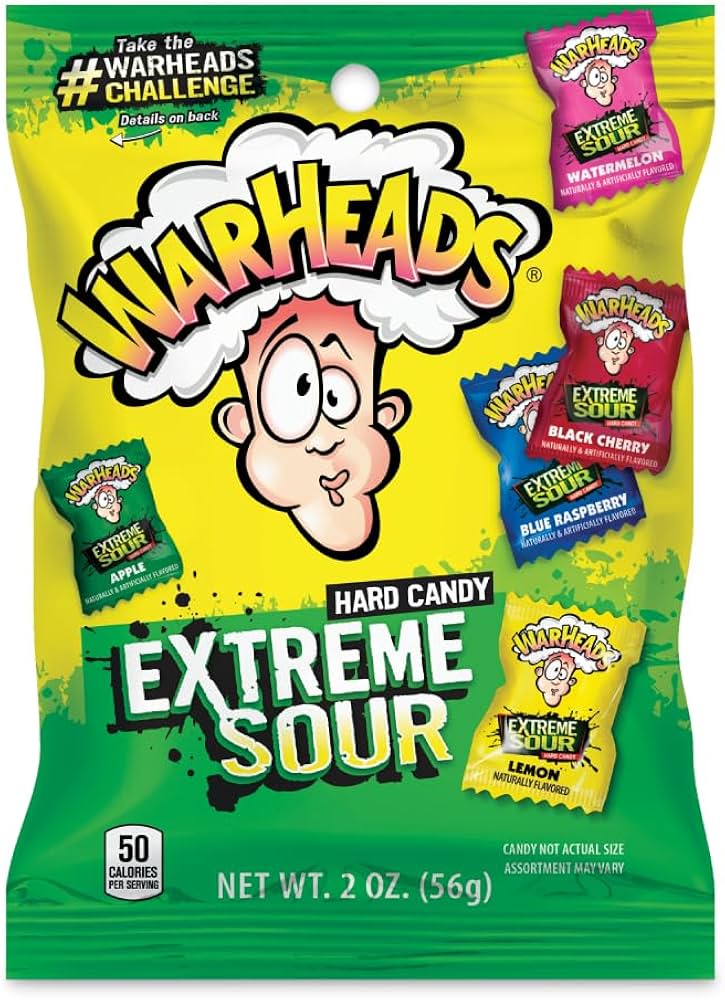 Warheads Assorted Sour Hard Candy