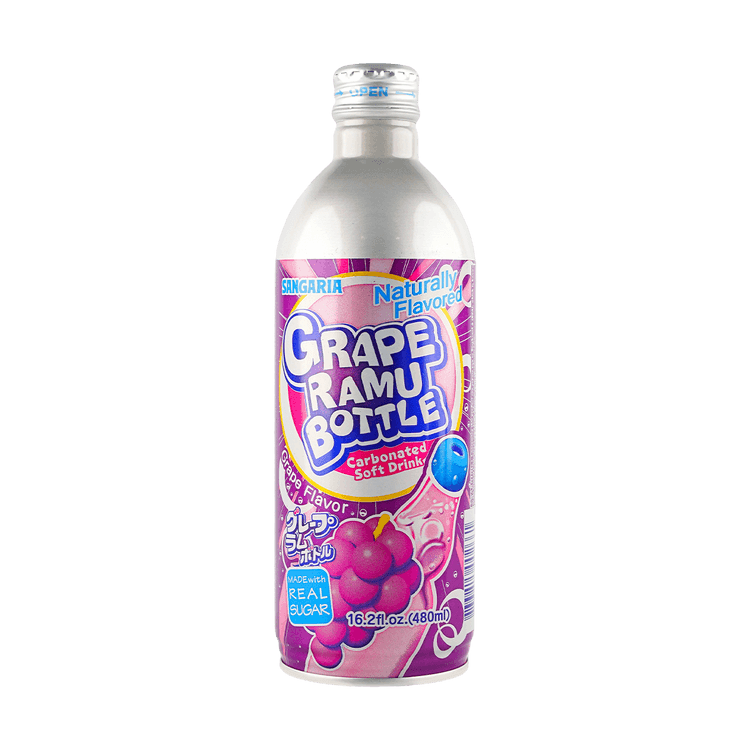 Sangaria Grape Ramune Bottle