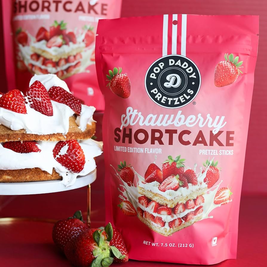 Pop Daddy Pretzels - Strawberry Shortcake 7.5oz