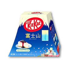 Kit Kat Blueberry Cheasecake flavor Mount Fuji