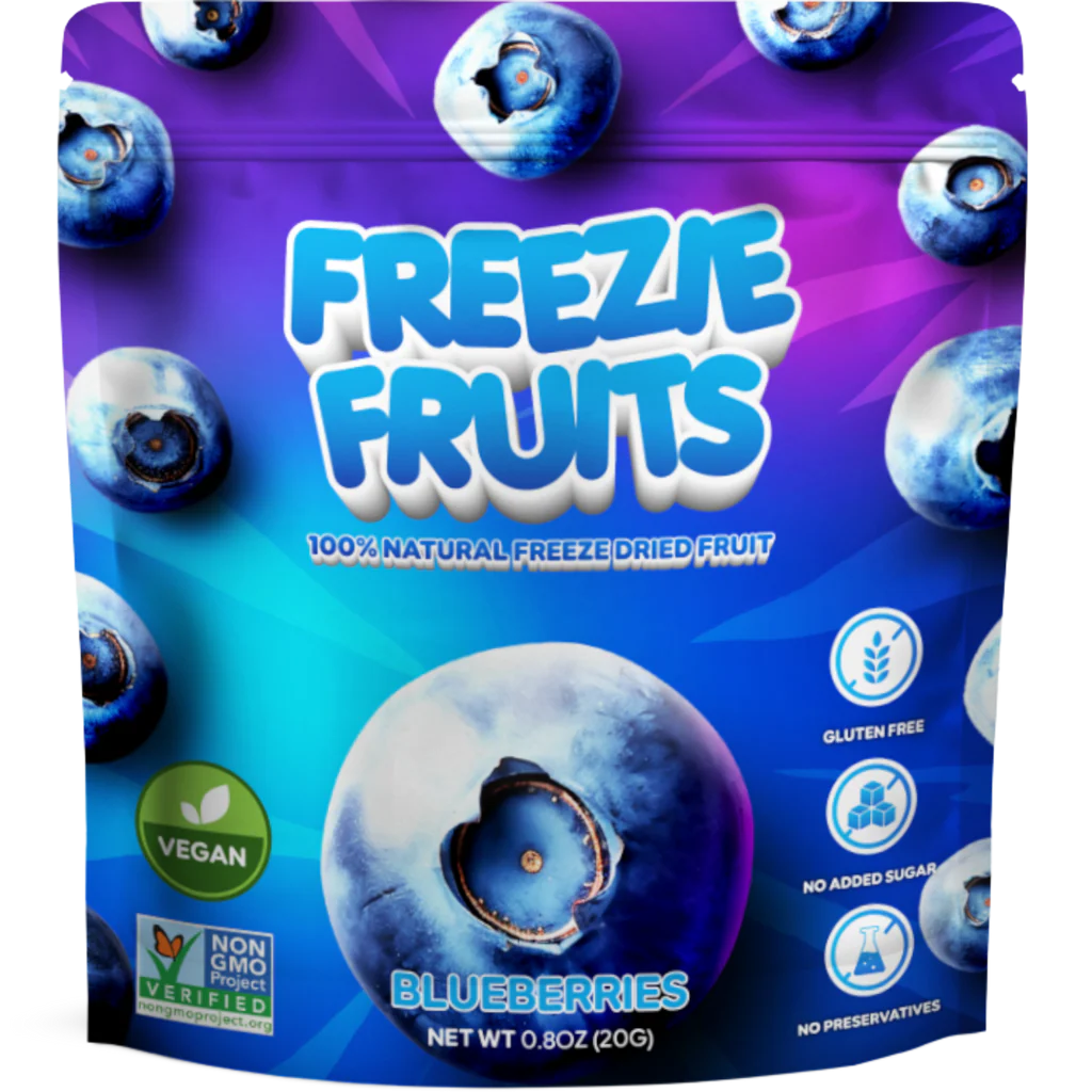 Freeze fruits blueberry