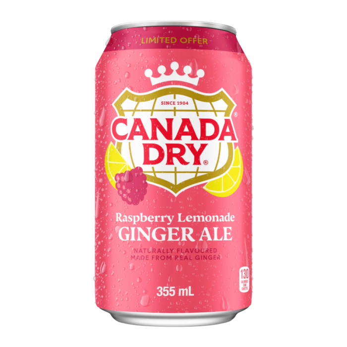 Canada Dry Strawberry Lemonade Ginger Ale