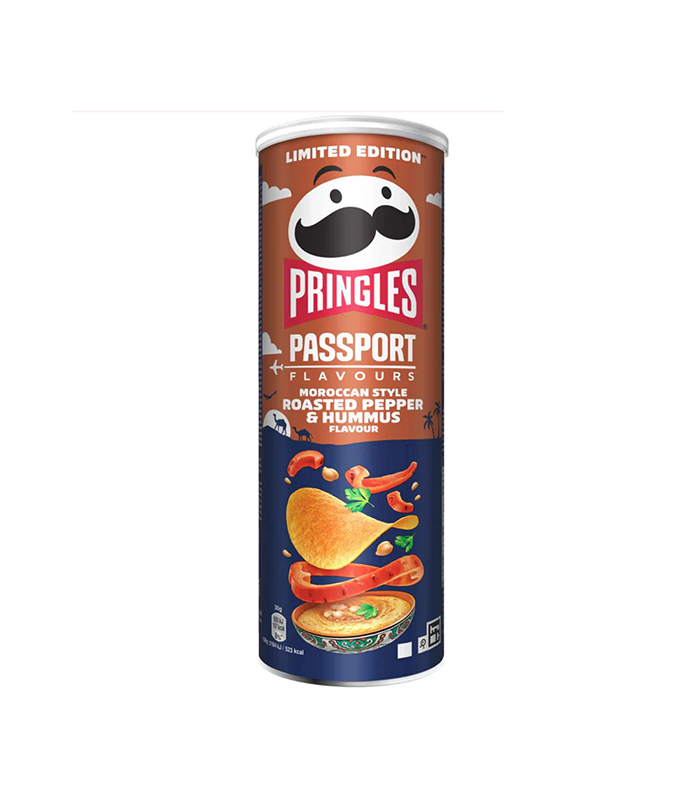 Pringles roasted pepper & hummus