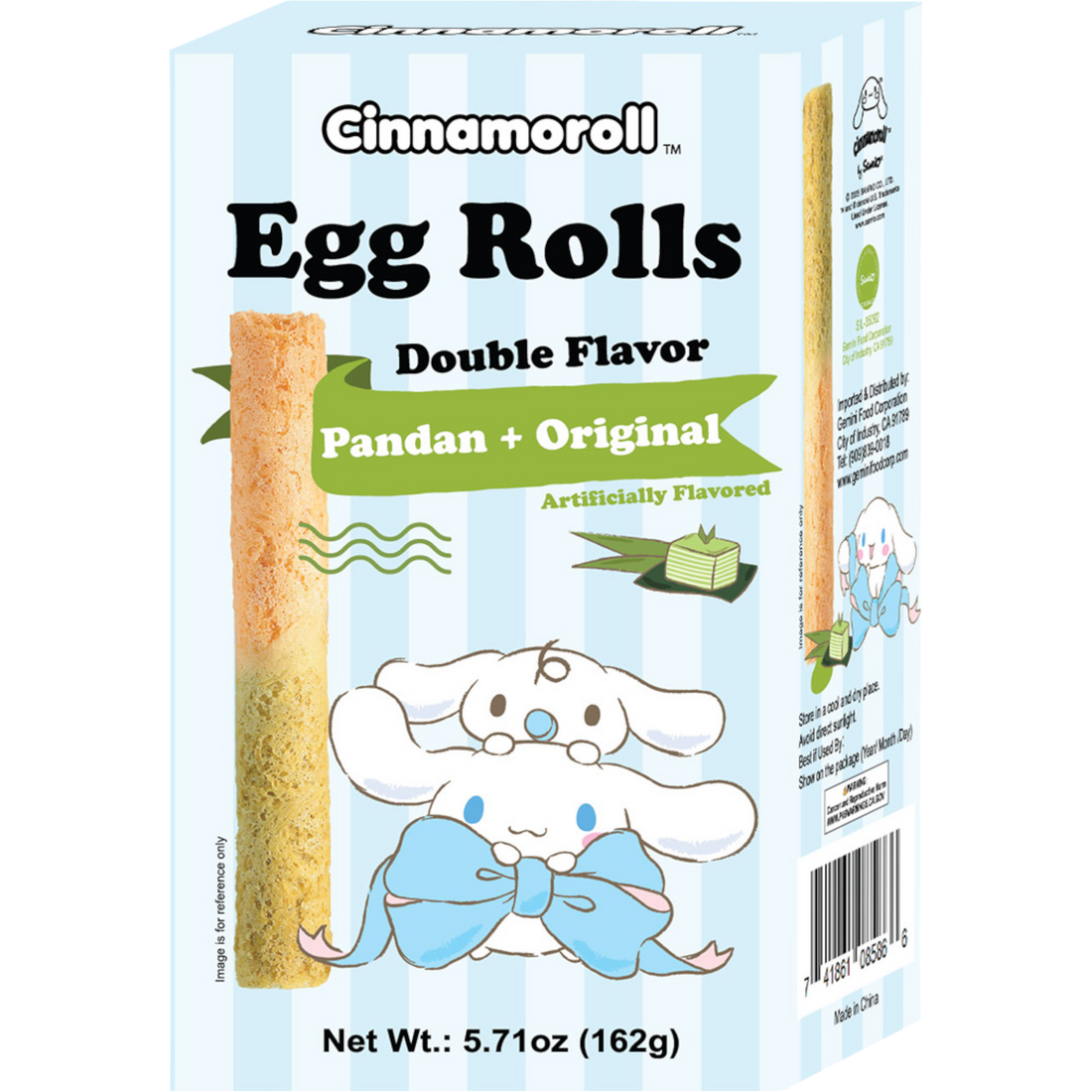 Cinnamoroll Egg Roll Cookies Pandan + Original