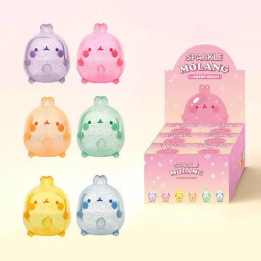 Molang Sparkle Squishy Glitter Edition