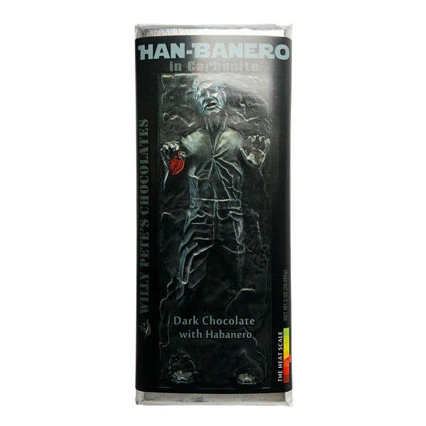 Willy Pete’s Chocolate Han-Banero in Carbonite Chocolate Bar
