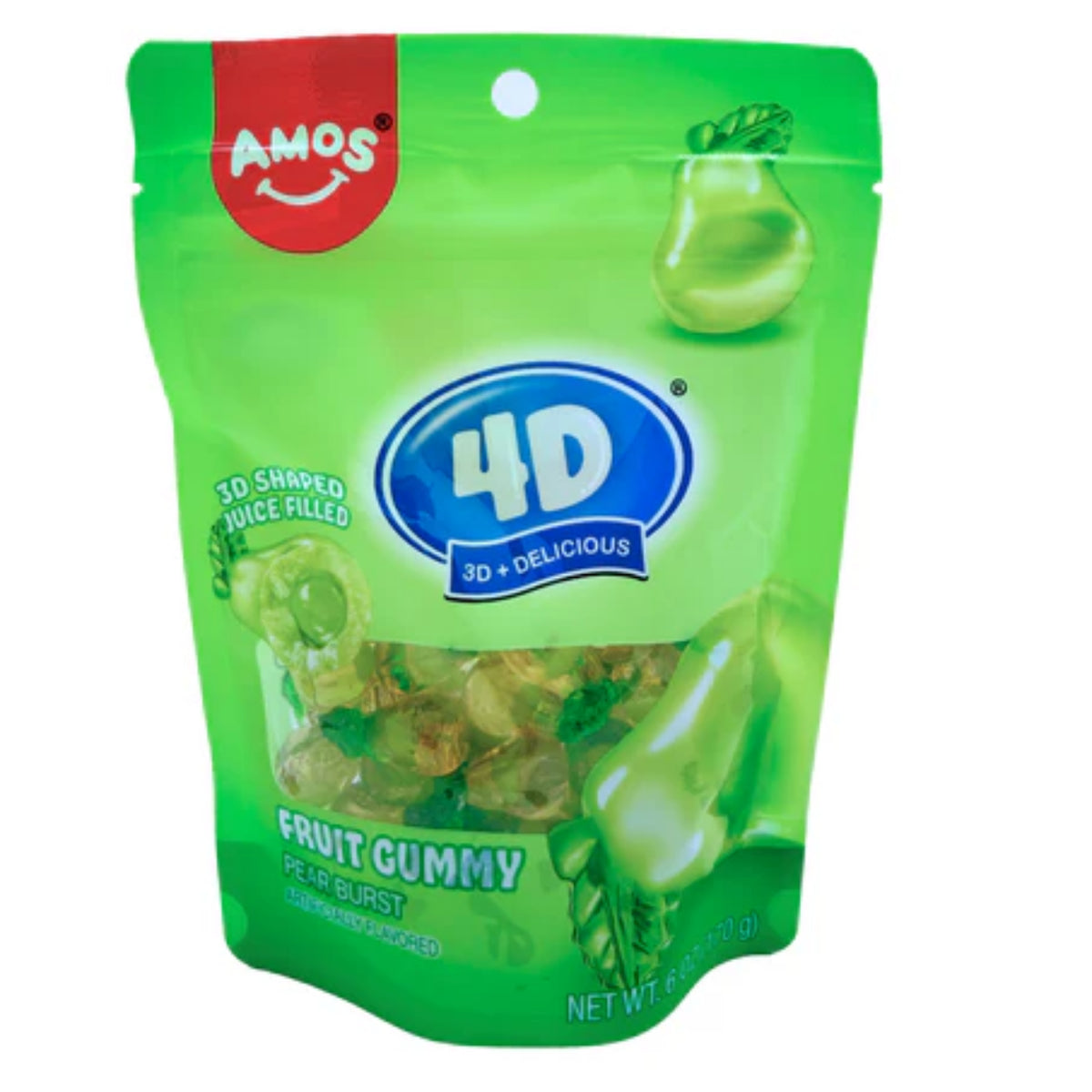 Amos 4D Fruit Gummy Pear Burst