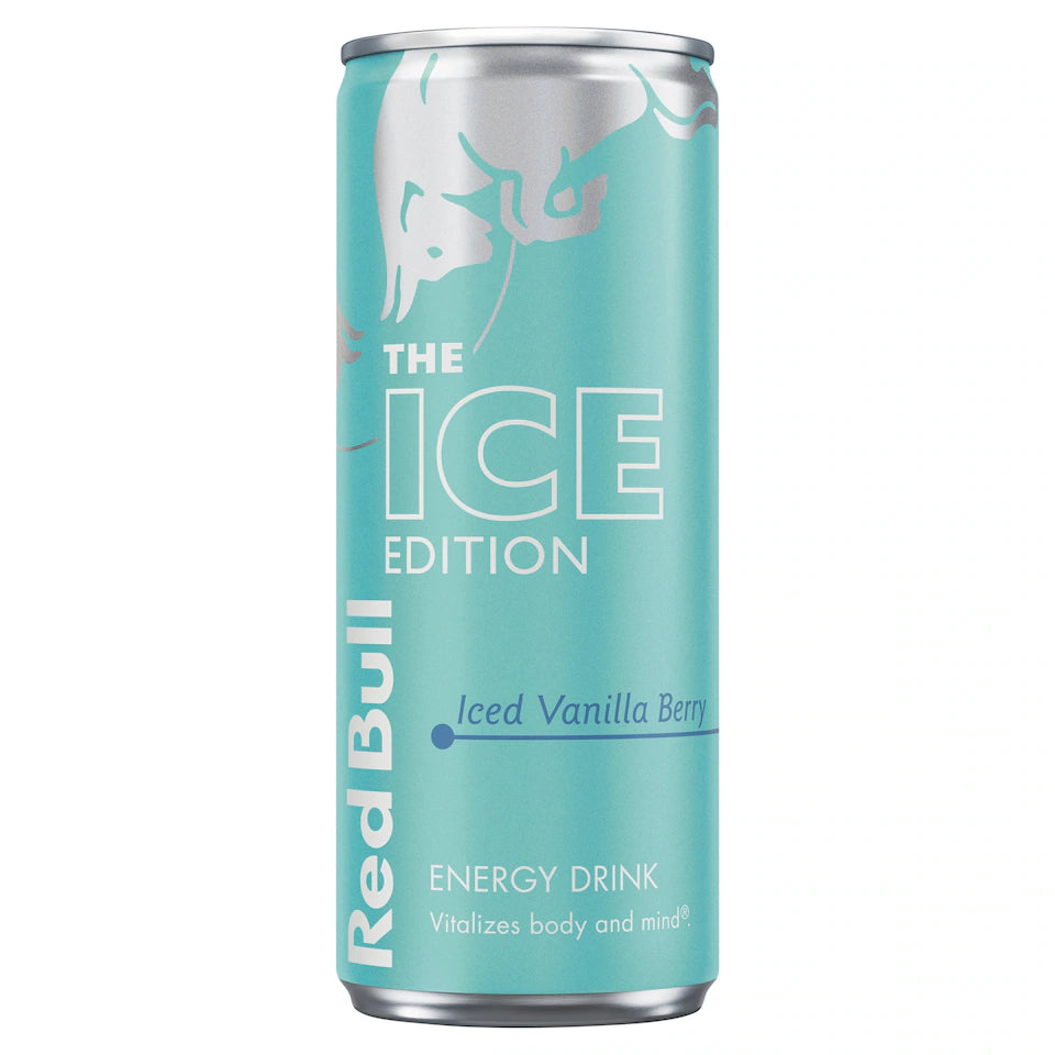Red Bull Energy Drink Iced Edition Iced Vanilla Berry
