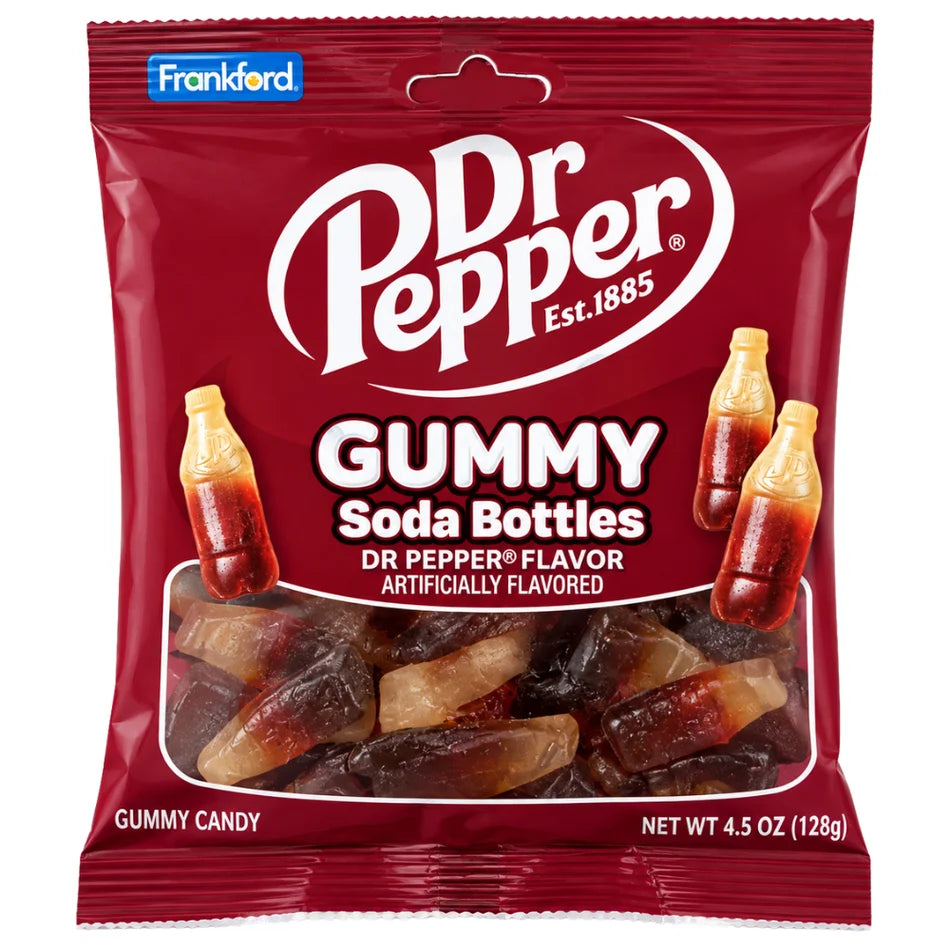 Dr Pepper Gummy Soda Bottles