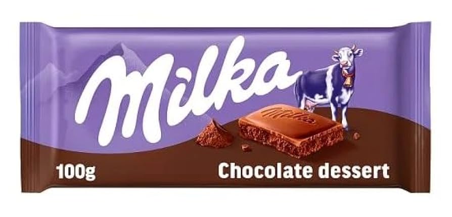 Milka chocolate dessert