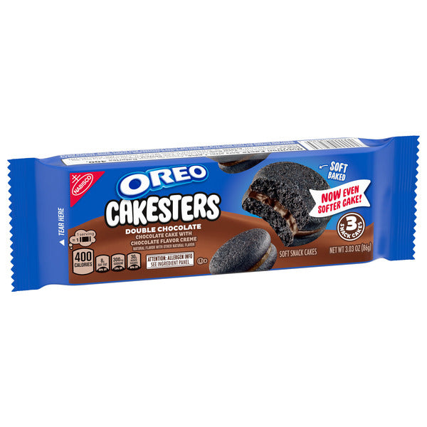 Oreo Cakesters Double Chocolate Creme