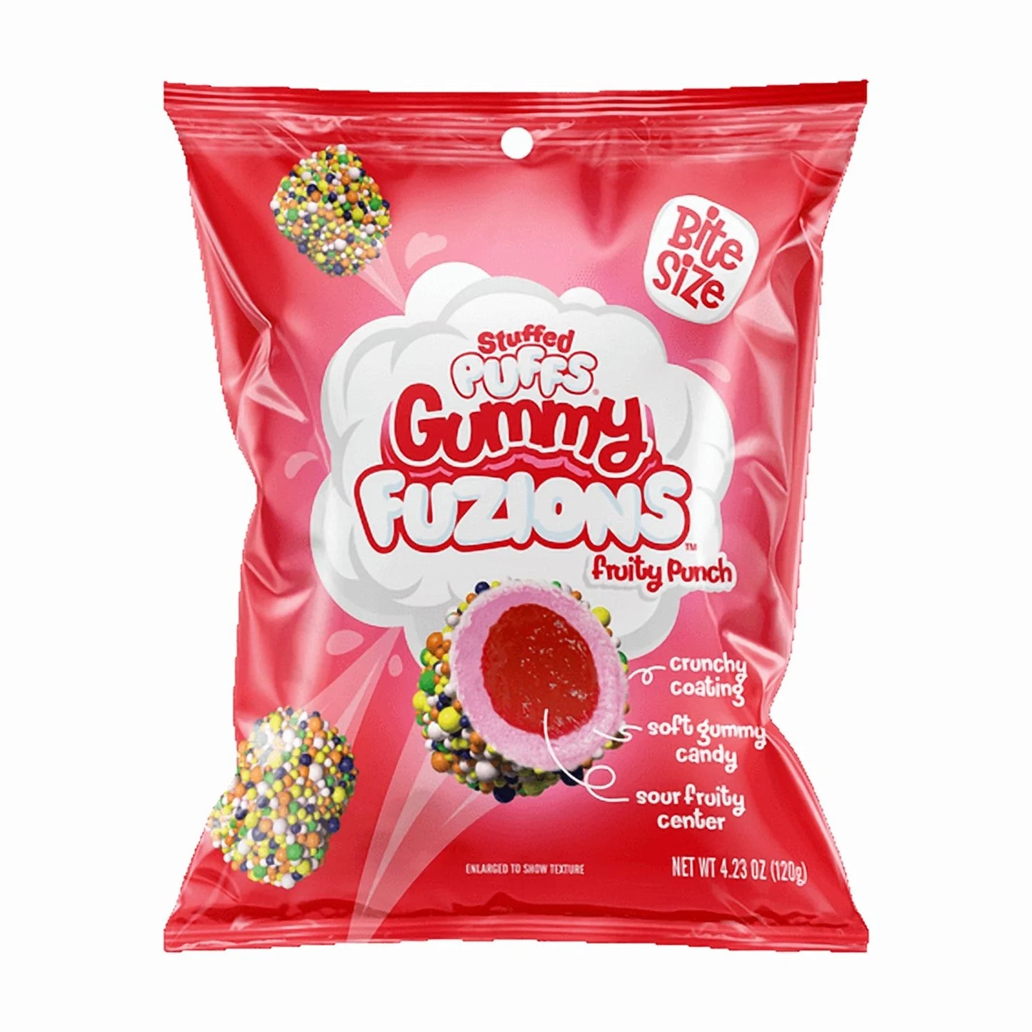 Stuffed Puffs Gummy Fuzions Fruity Punch