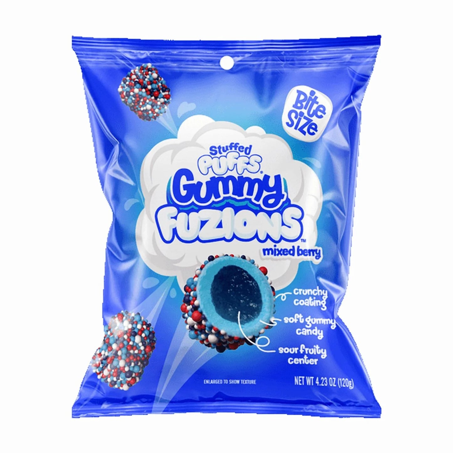 Stuffed Puffs Gummy Fuzions Mixed Berry