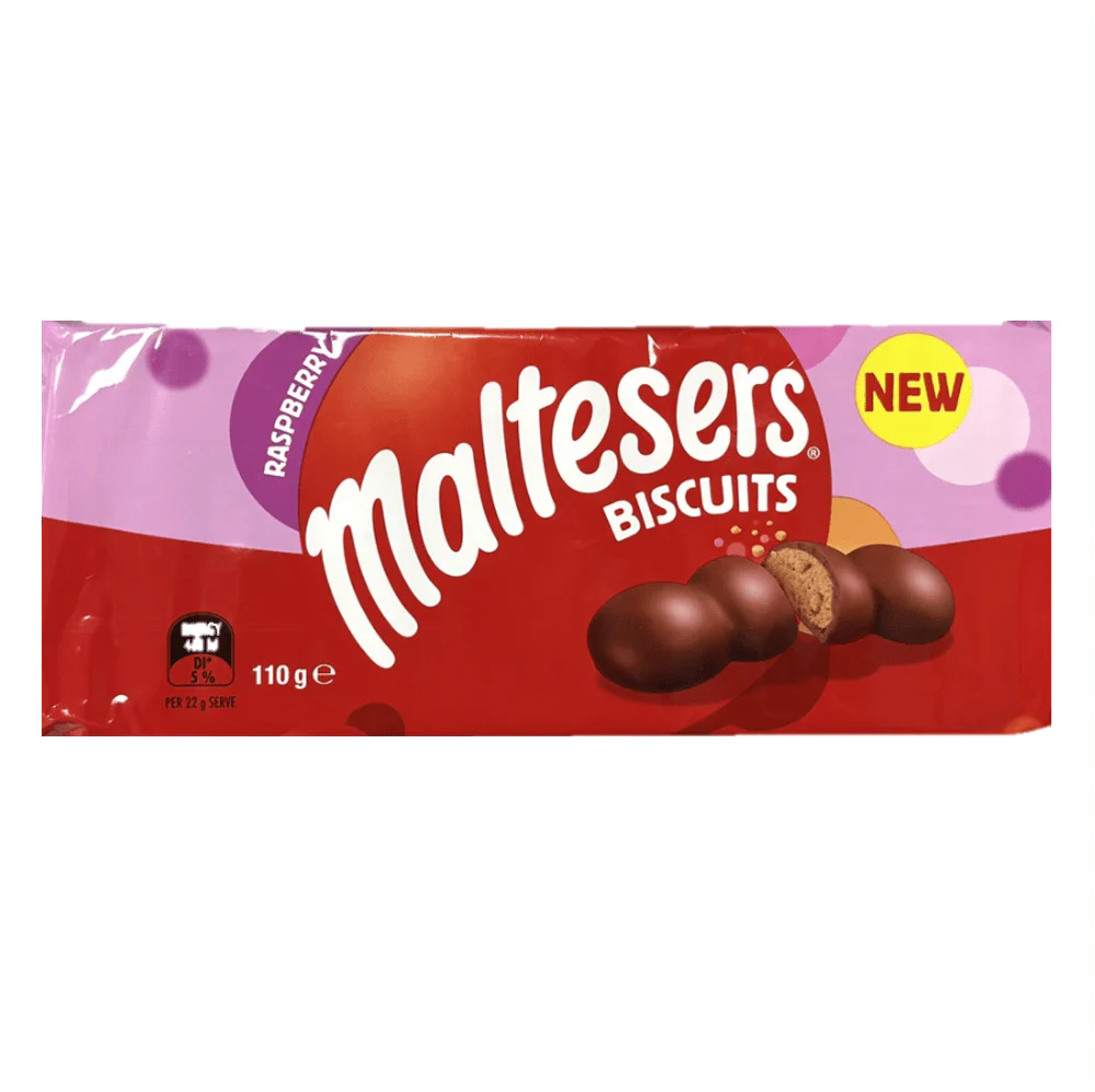 Maltesers biscuits raspberry