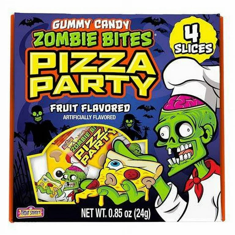 Zombie bites pizza party