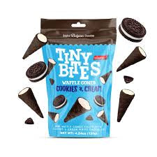Tiny Bites Waffle Cones - Cookies and Cream