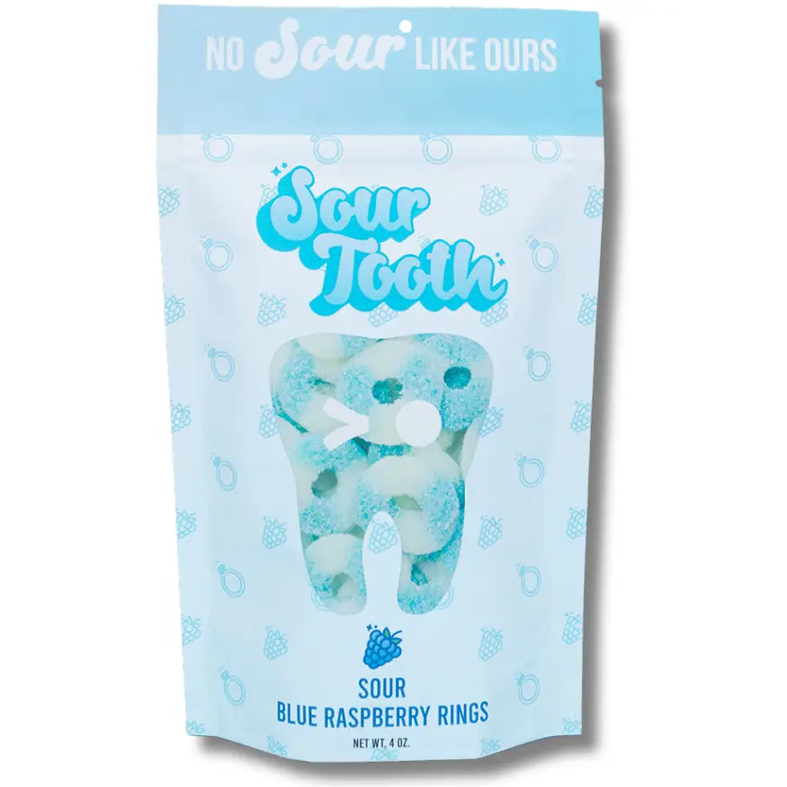 Sour tooth blue raspberry