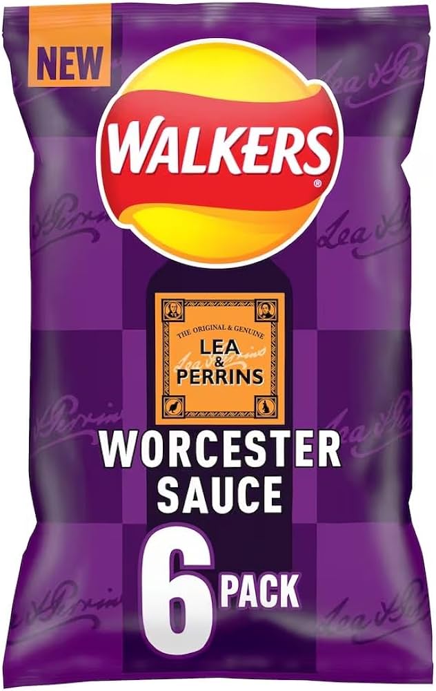 Lays walkers Worcester sauce