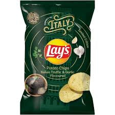 Lays Potato Chips Italian Truffle & Garlic Flavoured