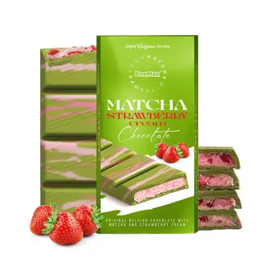Matcha Strawberry Cream Dubai Chocolate Big