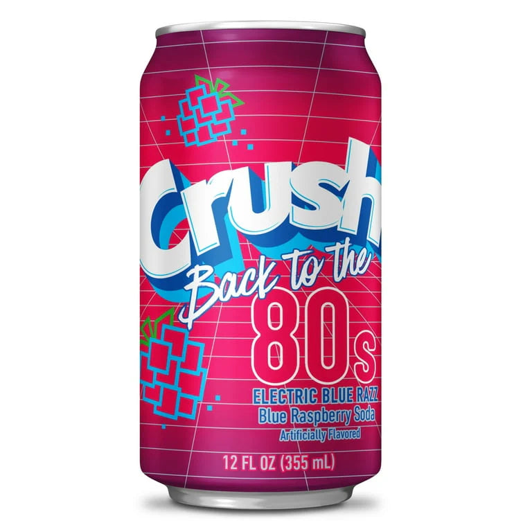 Crush electric blue razz