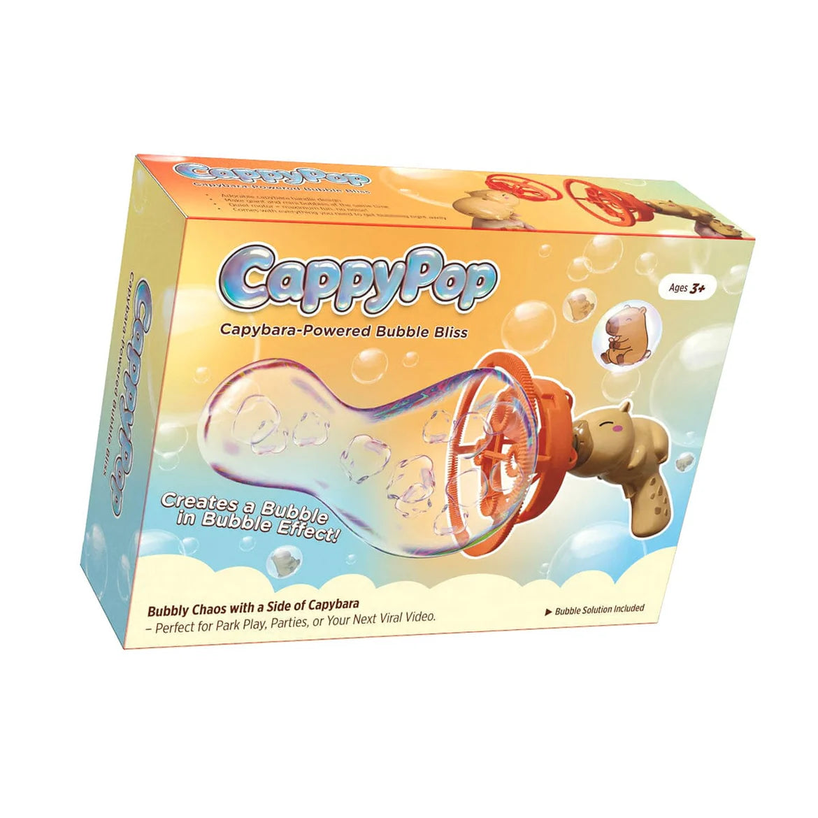 CappyPop Capybara Powered Bubble Bliss