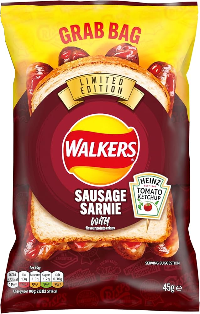 Walkers Sausage Sarnie