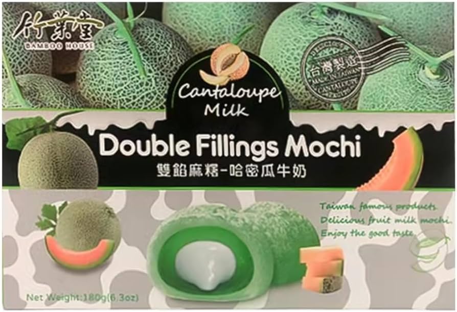 Bamboo House Double Filling Mochi Cantaloupe Milk