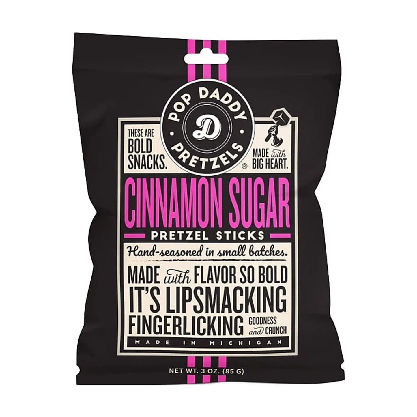 Pop Daddy Cinnamon Sugar Pretzel Sticks