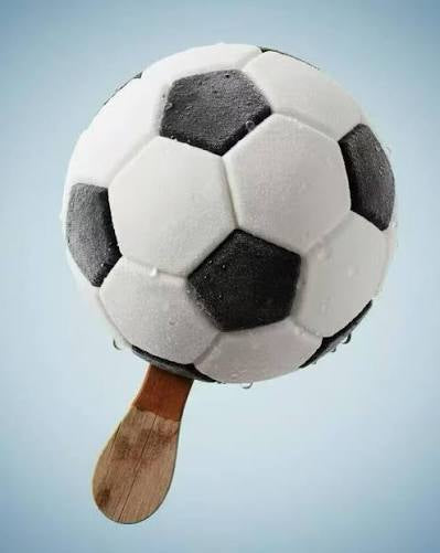Soccer Cookies and Cream Ice Cream