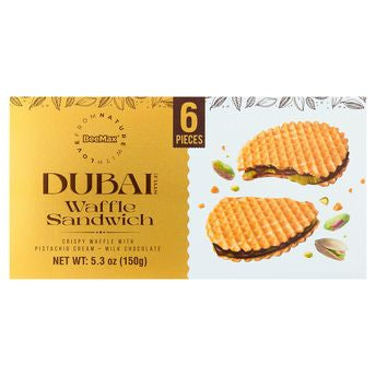 Dubai sandwich waffle cones
