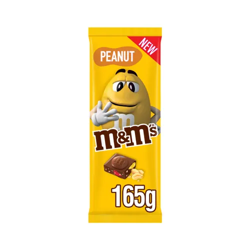 M&M's Peanut Chocolate Bar 165g (UK)