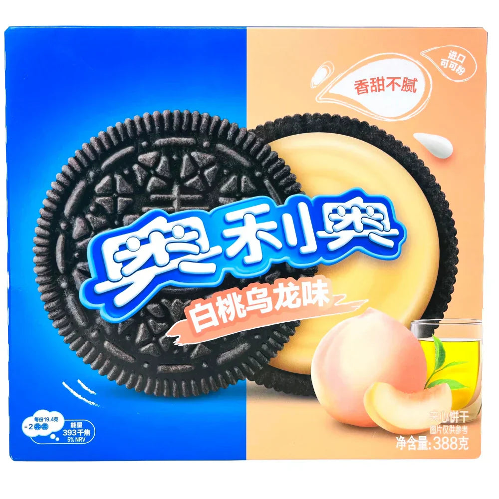 Oreo Sandwich Biscuits Peach Oolong flavor