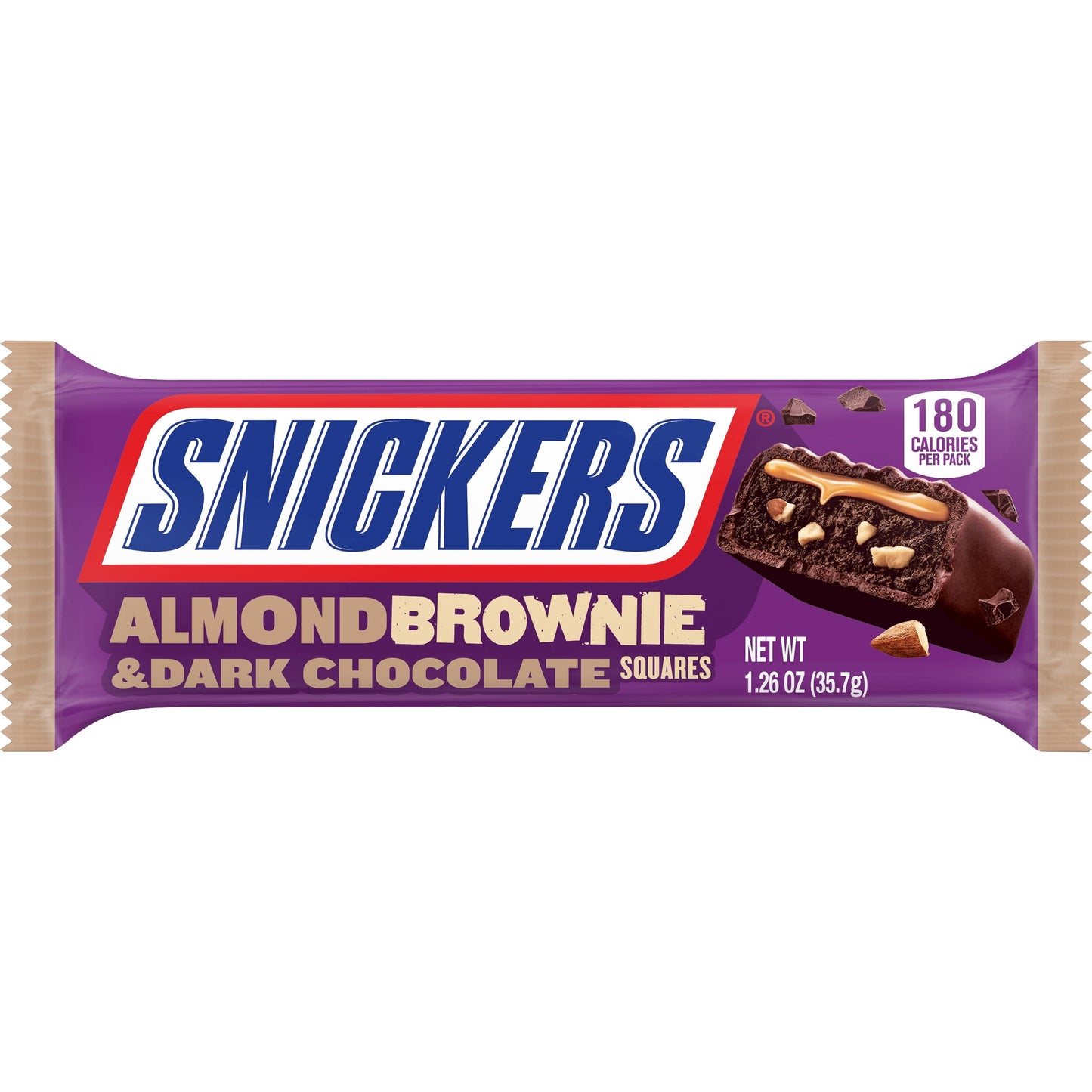 Snickers Almond Brownie Dark Chocolate