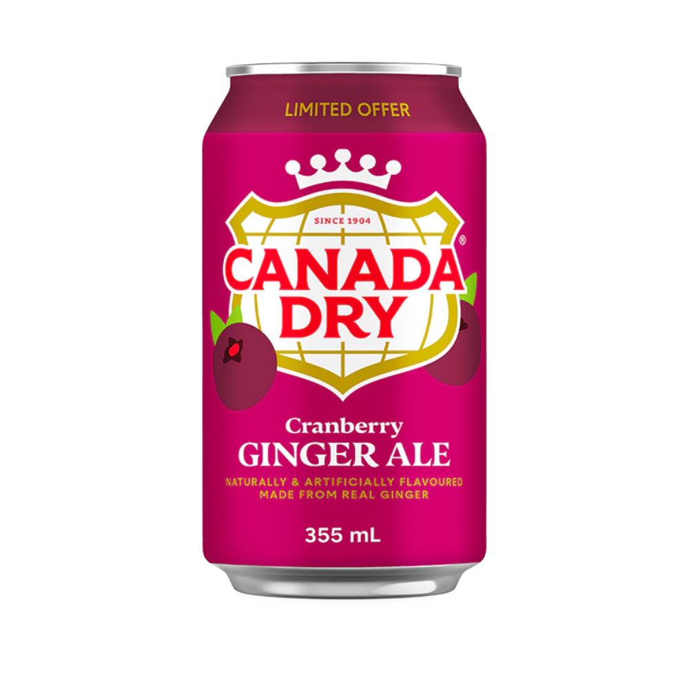 Canada Dry Cranberry Ginger Ale Can