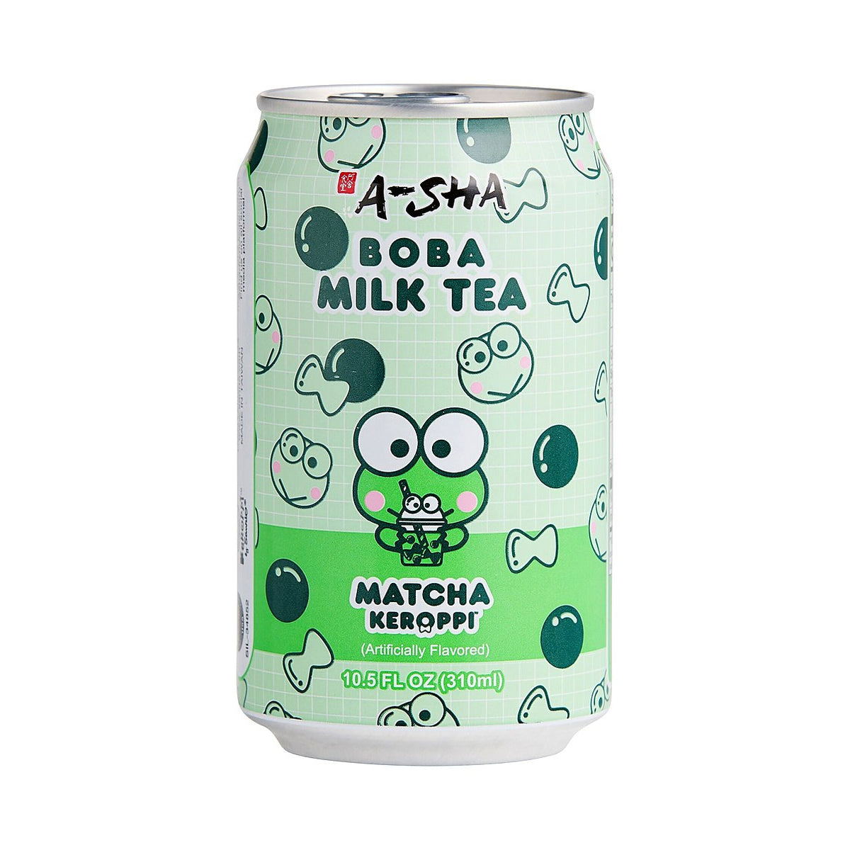 A-sha Boba Milk Tea Matcha Keroppt - processed